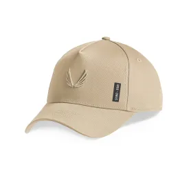 0815. A-Frame Hat - Khaki/Khaki "Wings"