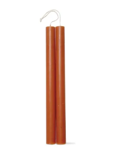 10" Straight Burnt Sienna Candle