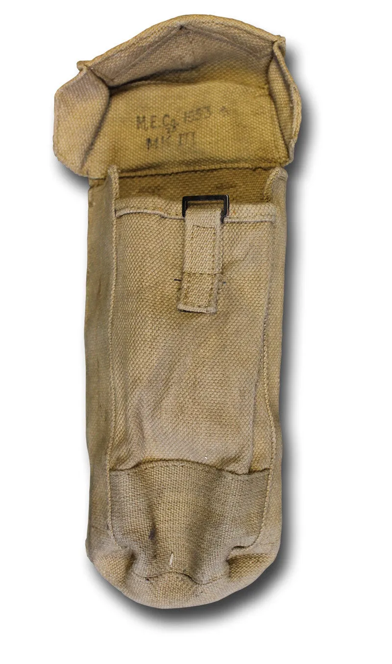 1937 PATTERN BASIC AMMO POUCH (STRAP FASTENING, BLACK FITTINGS)