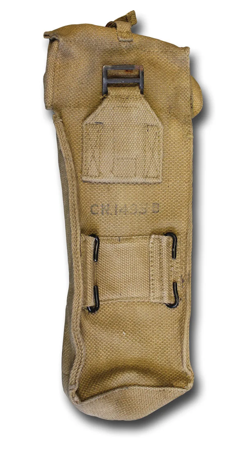 1937 PATTERN BASIC AMMO POUCH (STRAP FASTENING, BLACK FITTINGS)