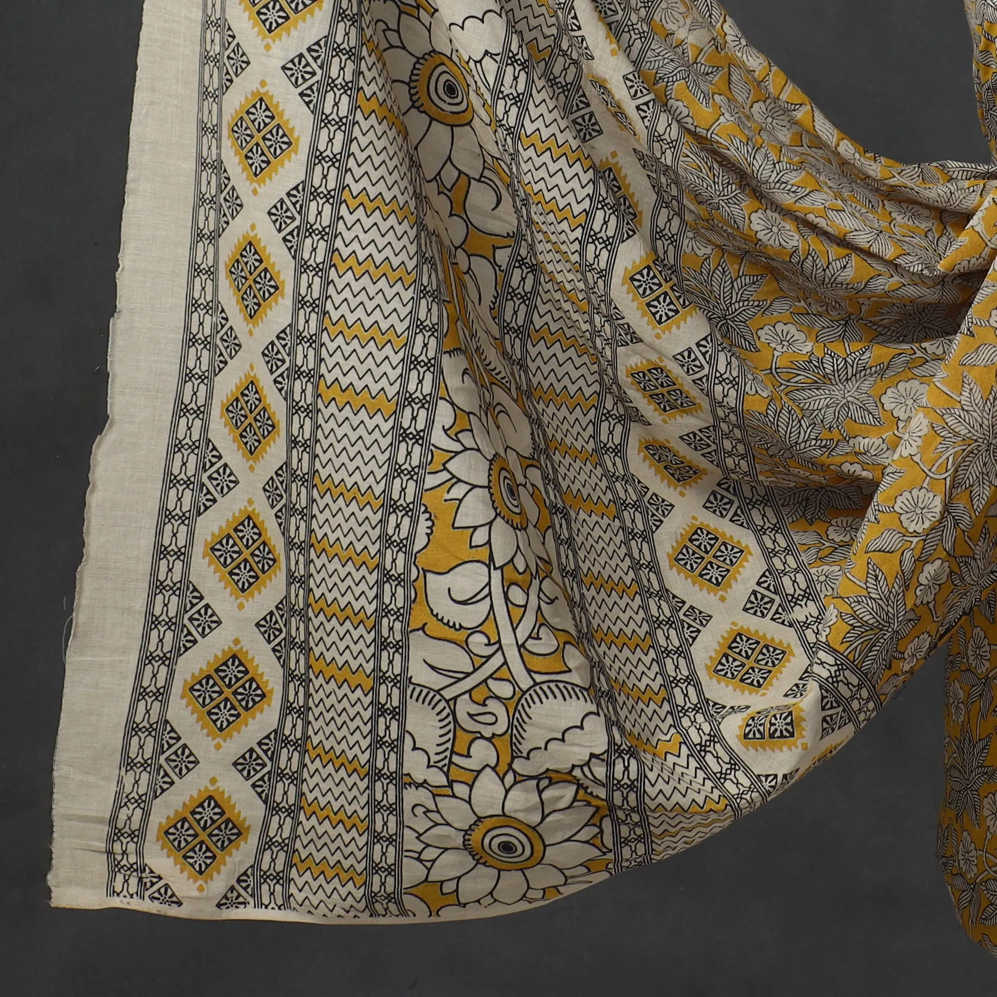 3pc Kalamkari Print Cotton Dress Material 01