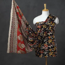 3pc Kalamkari Print Cotton Dress Material 04