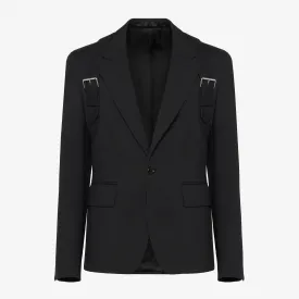 Alexander McQueen Harness Single Breasted Jacket