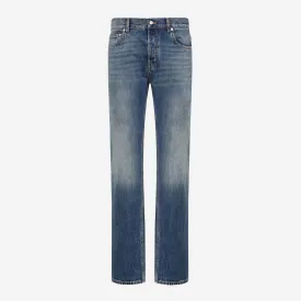 Alexander McQueen Washed Denim Jeans