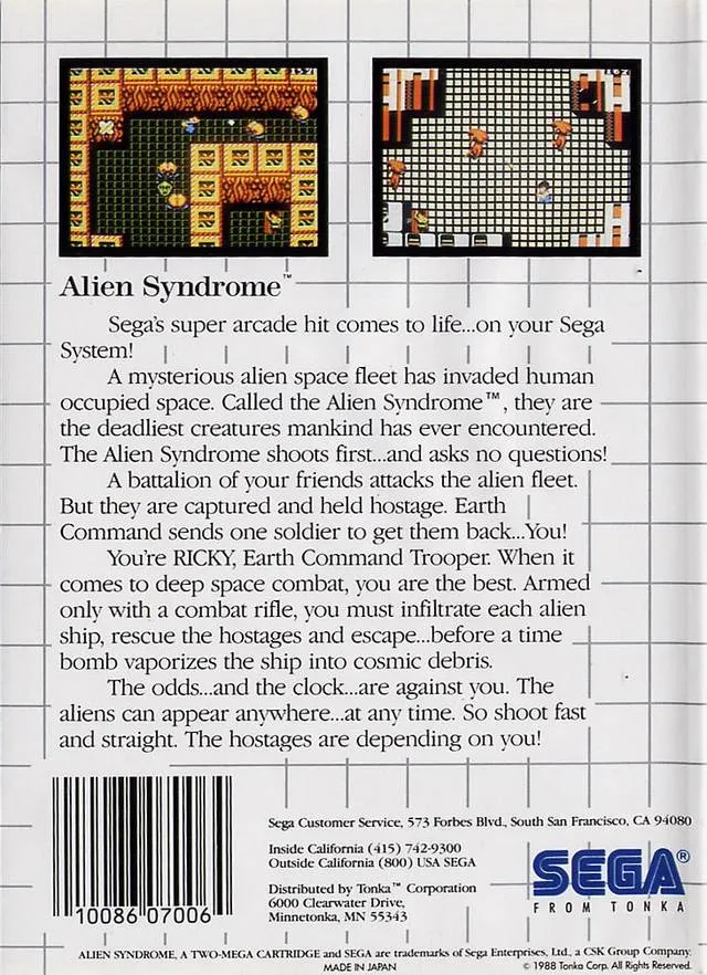 Alien Syndrome - SEGA Master System [Pre-Owned]