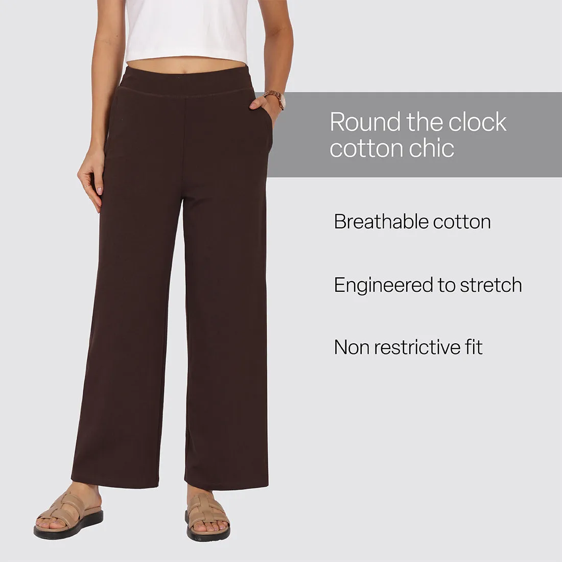 AM:PM Cotton Wide Legged Pants