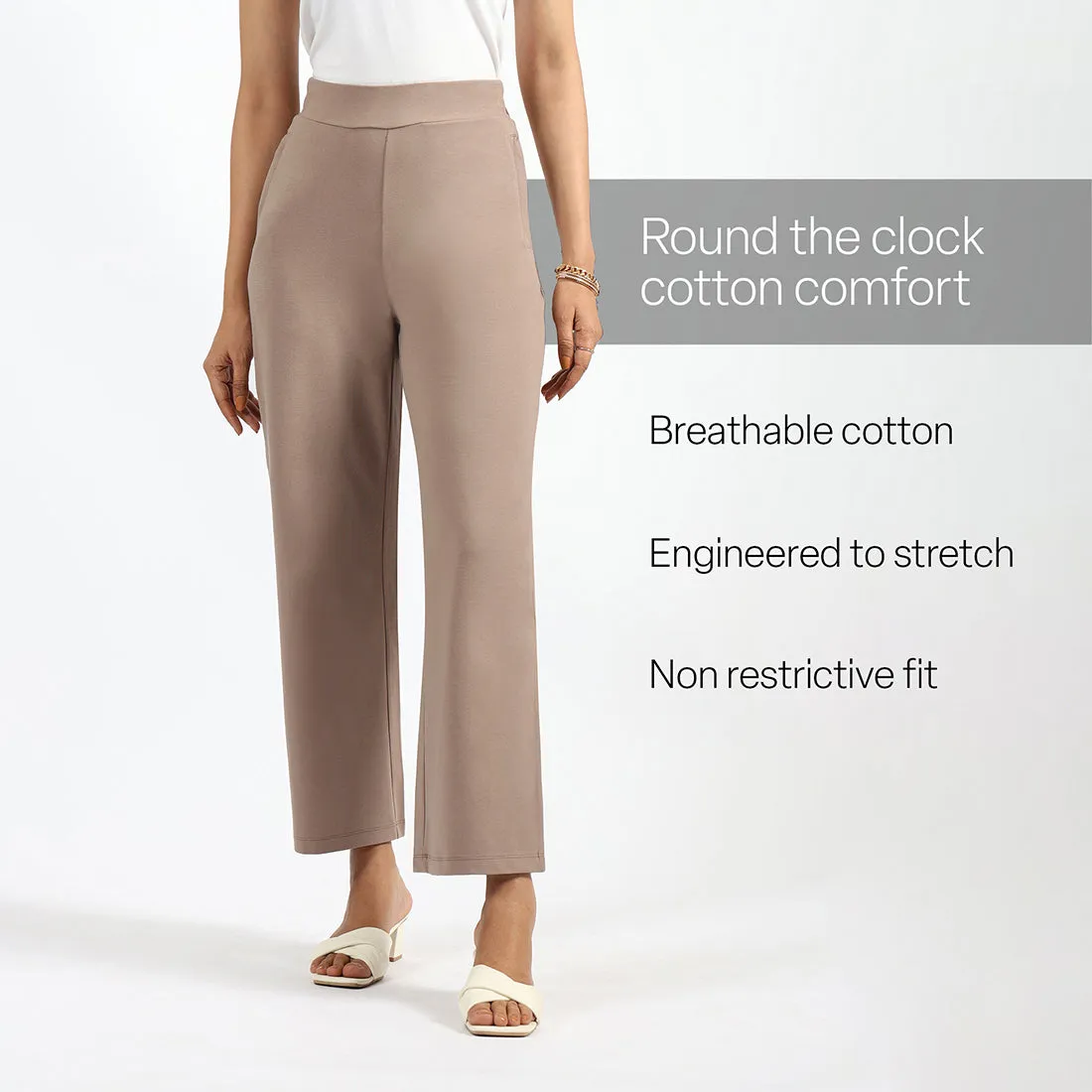 AM:PM Cotton Wide Legged Pants