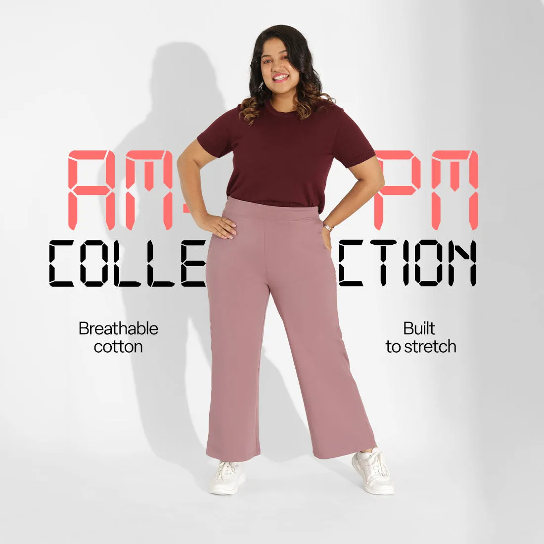 AM:PM Cotton Wide Legged Pants