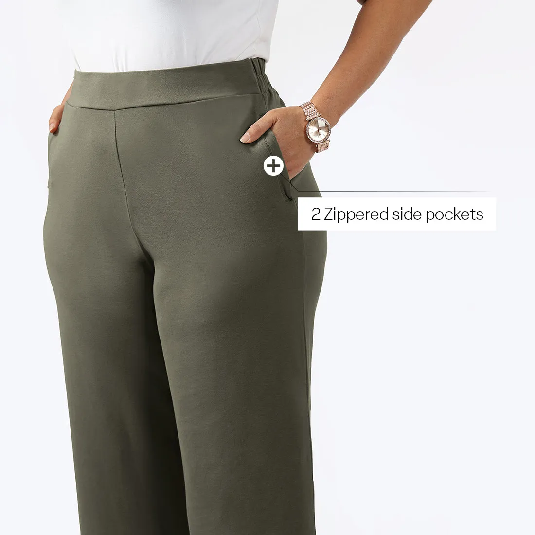 AM:PM Cotton Wide Legged Pants