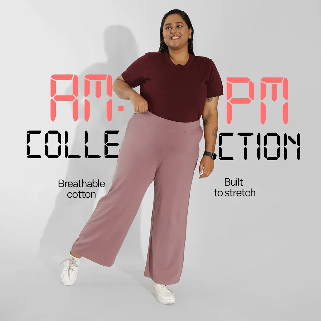 AM:PM Cotton Wide Legged Pants