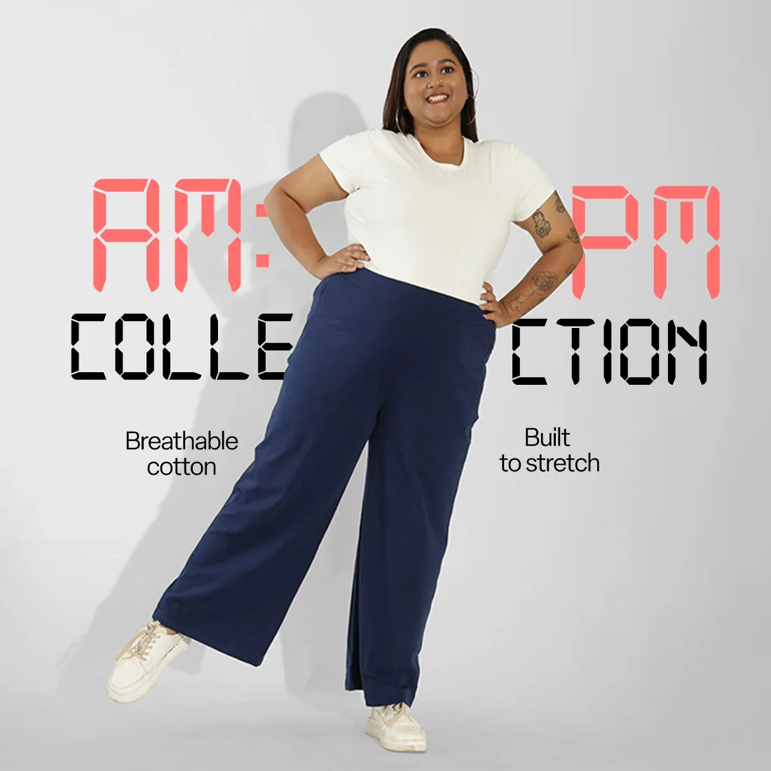 AM:PM Cotton Wide Legged Pants