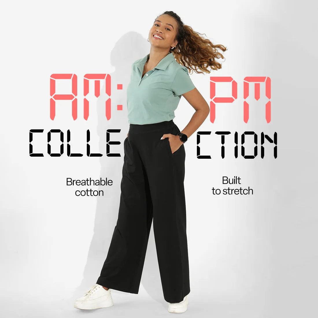 AM:PM Cotton Wide Legged Pants