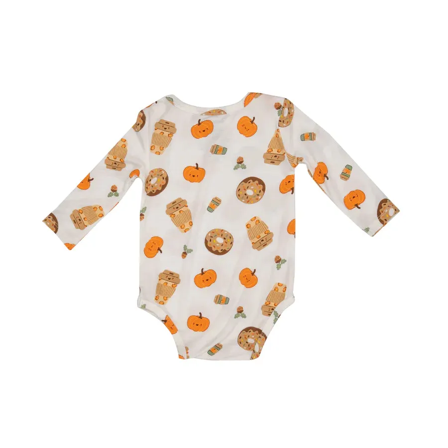 Angel Dear Pumpkin Spice Latte Bodysuit