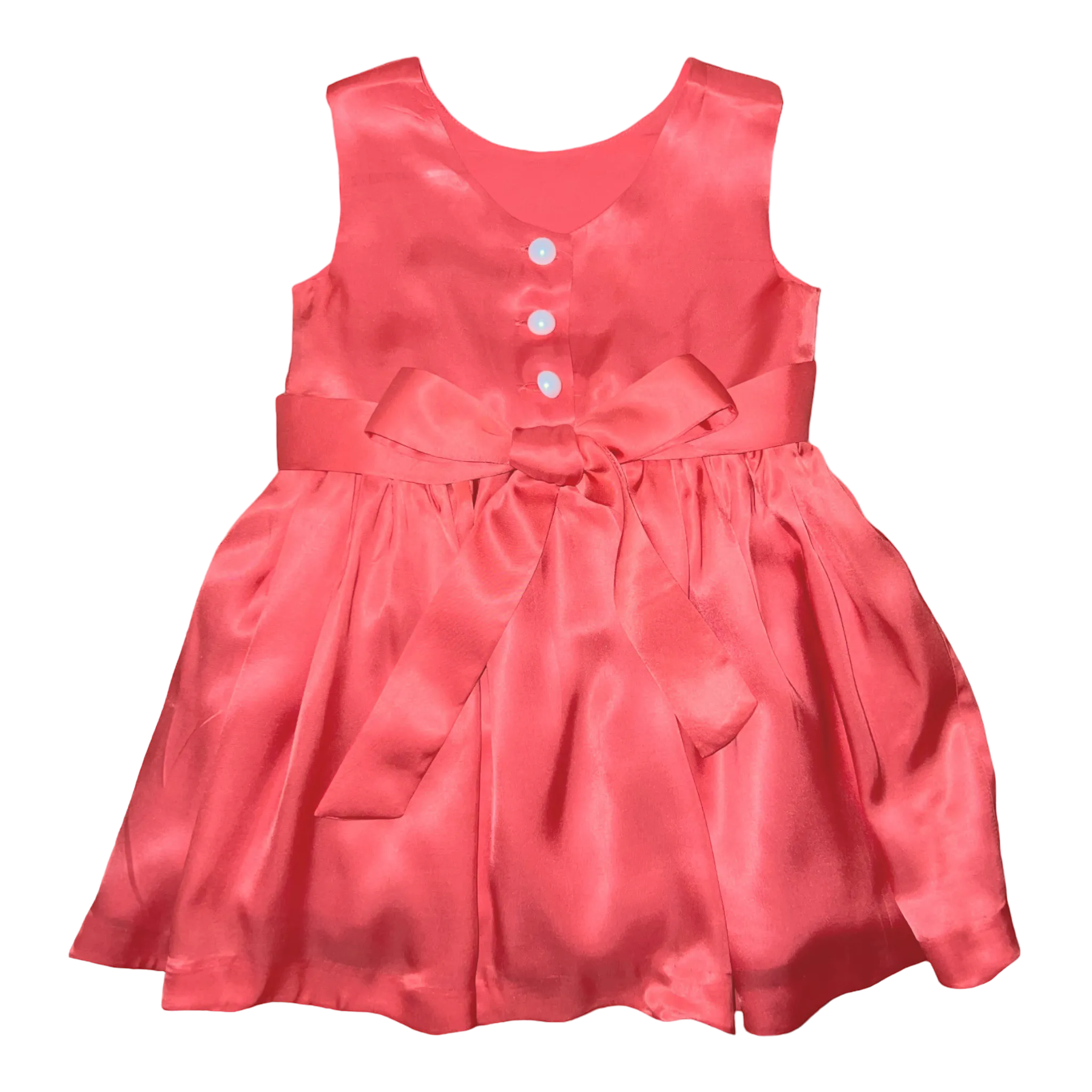 Anna Twirl Dress- Carolina Coral