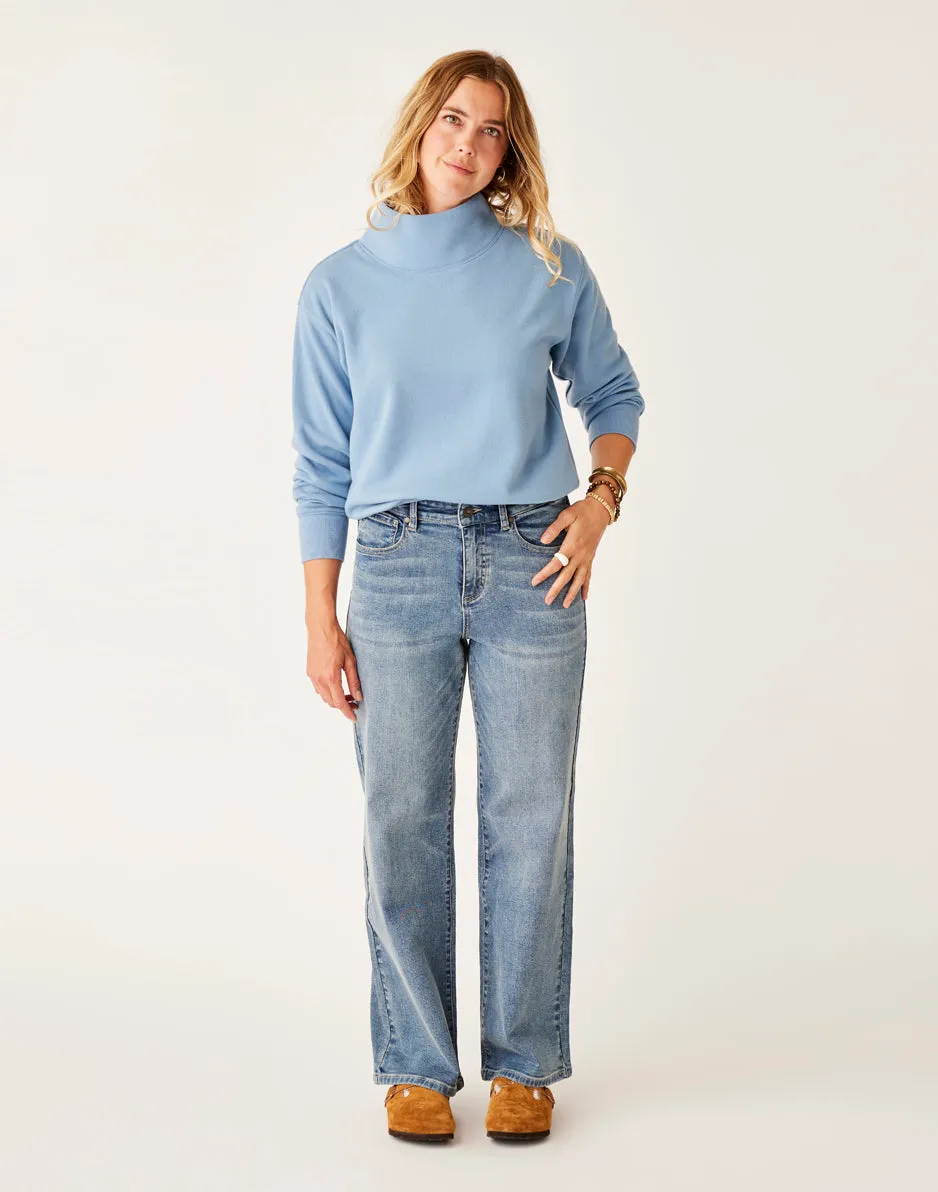 Audrey Wide Leg: Blue Ridge