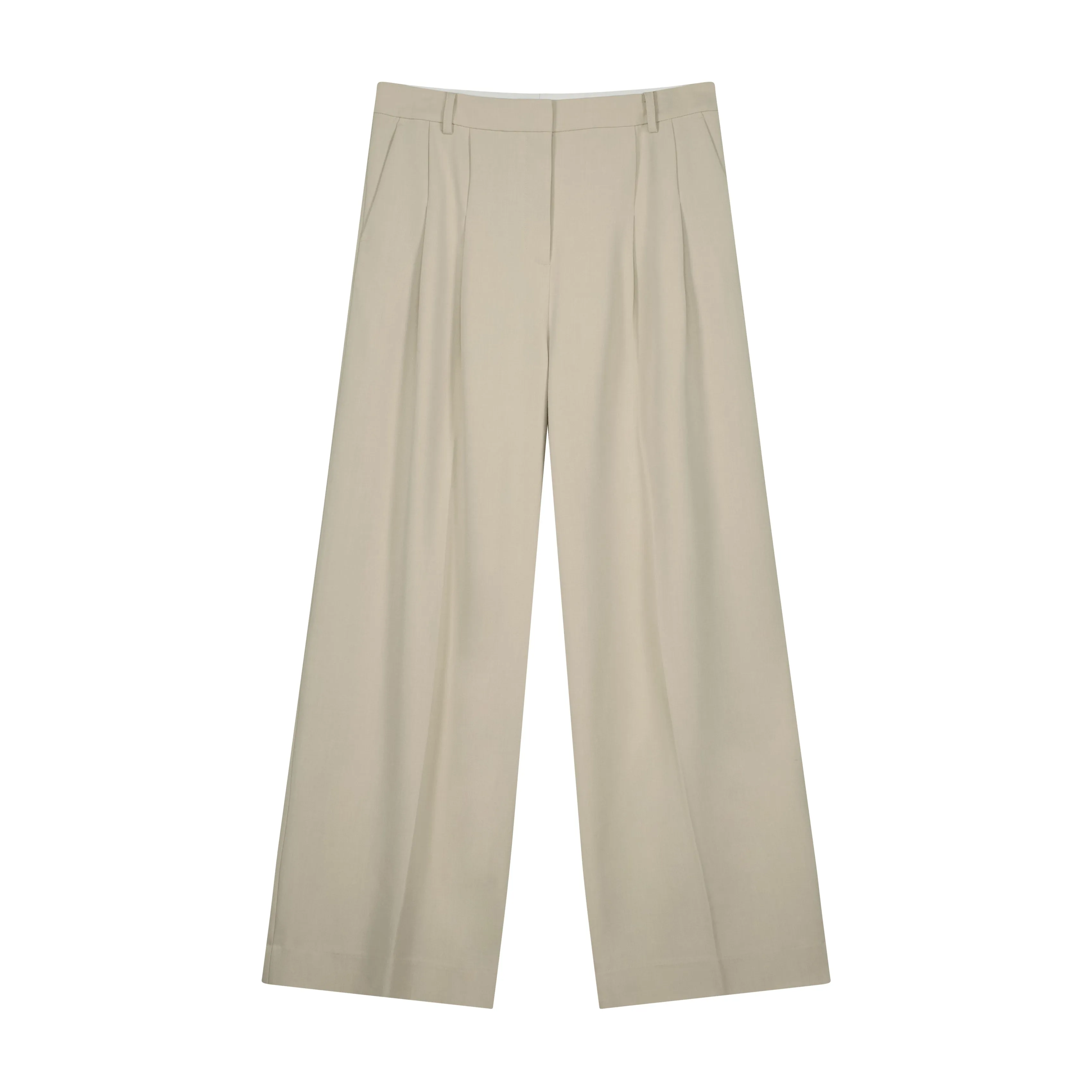 Ava Wide Leg Pant - Fawn