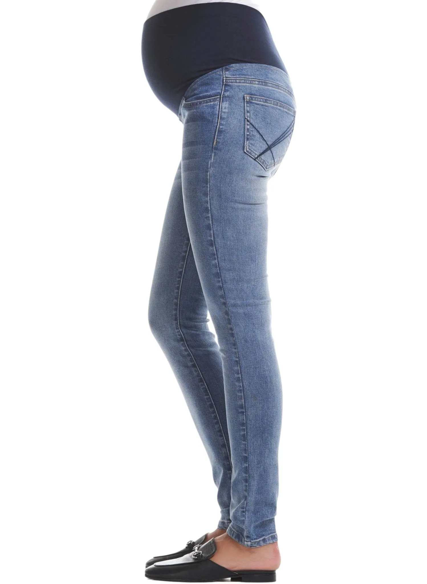 Axel Overbelly Maternity Jeans