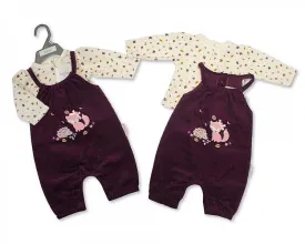 Baby Girls 2 pcs Set - Woodland - NB-6M - (BIS-2028-2128)