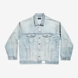 Balenciaga Denim Size Sticker Jacket