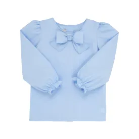 Beatrice Bow Blouse & Onesie - Beale Street Blue