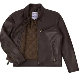 BECK® 777 Northeaster Flying Togs Brown Genuine Horsehide Motorcycle Jacket