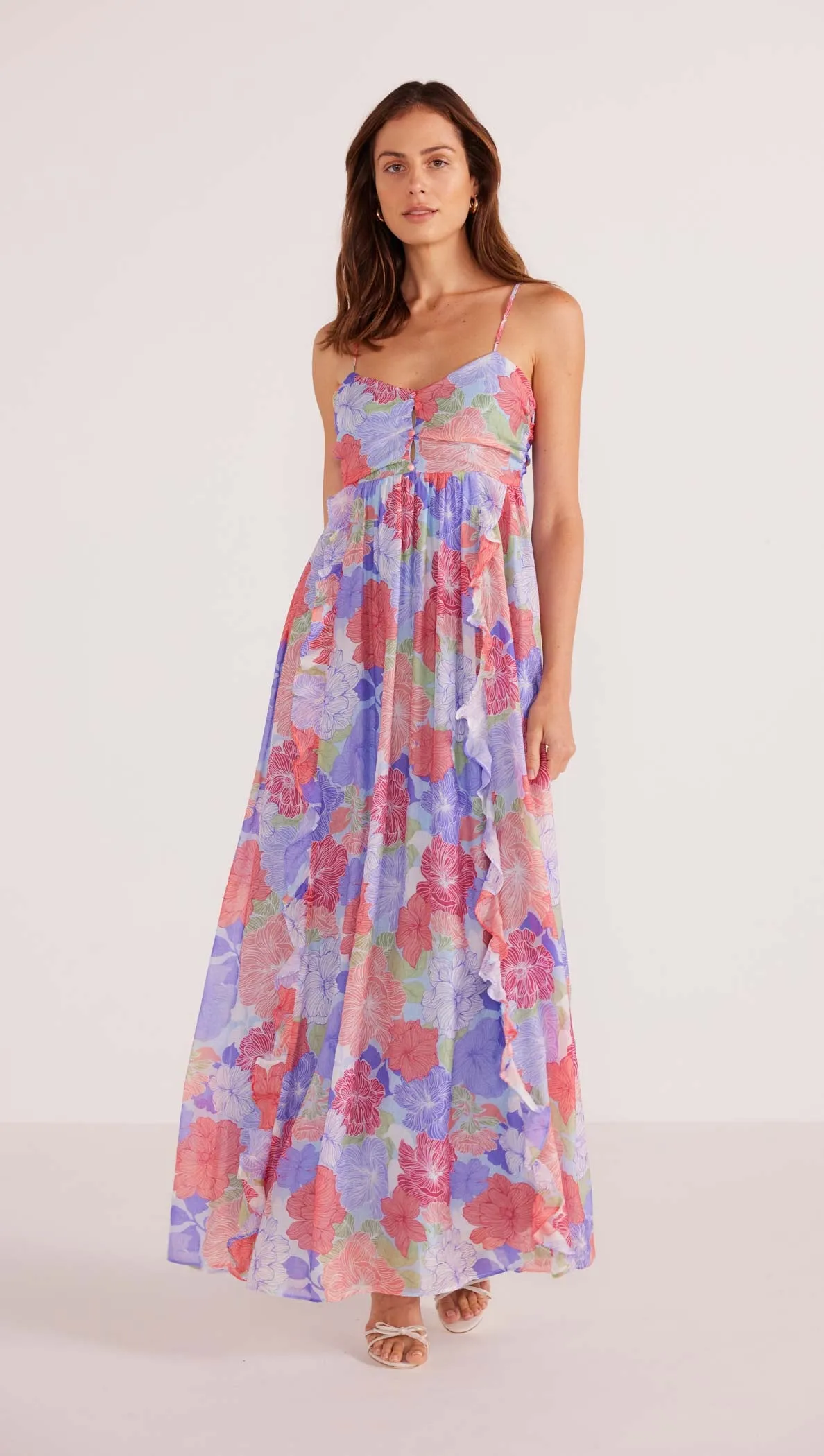 Belle Ruffle Maxi Dress