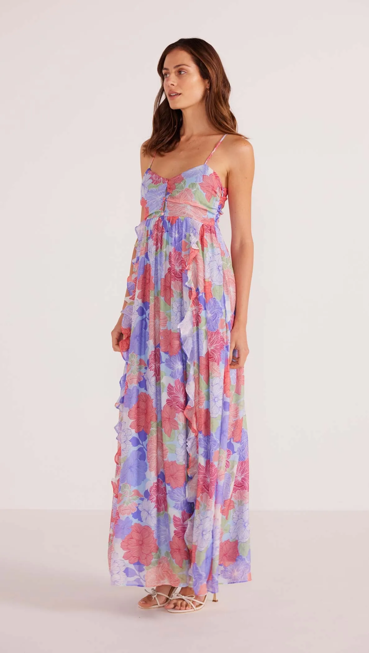 Belle Ruffle Maxi Dress