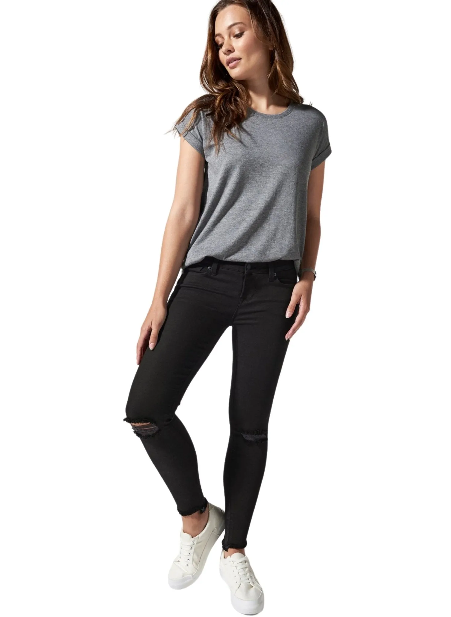 BLANQI Postpartum Support Skinny Jeans - Black Wash