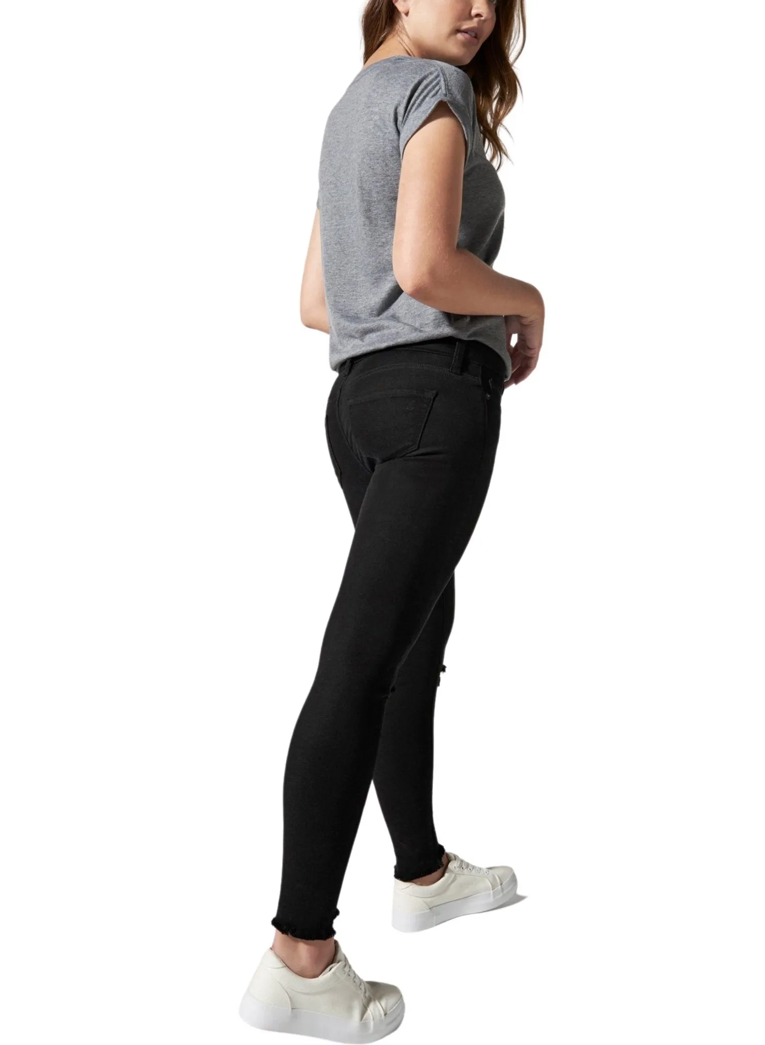 BLANQI Postpartum Support Skinny Jeans - Black Wash