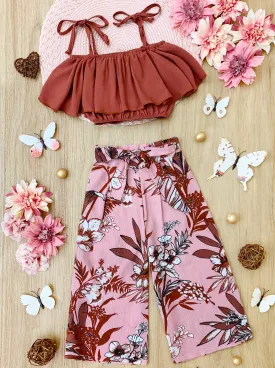 Botanical Babe Floral Pants Set