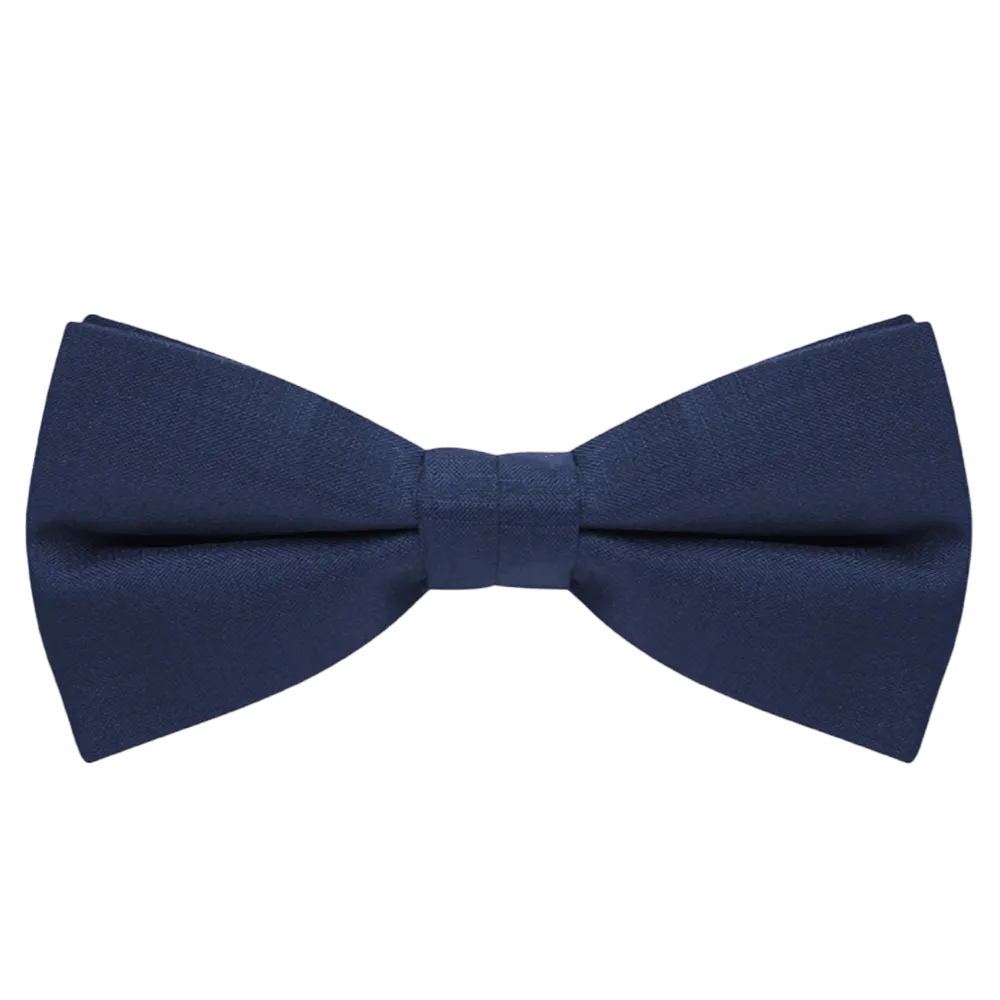 Bow Plain Satin-Midnight