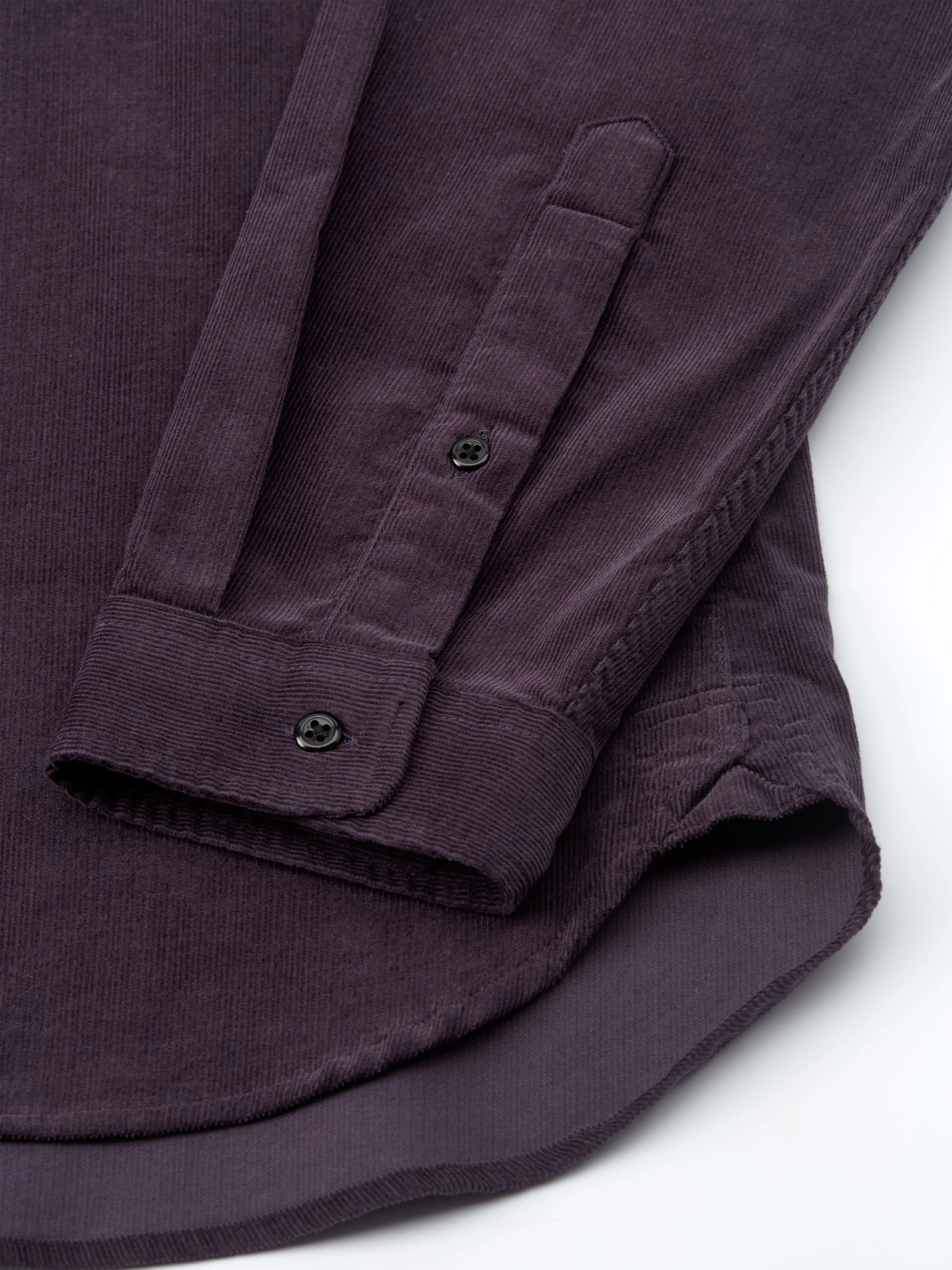 Brook Shirt Mersey Cord Aubergine