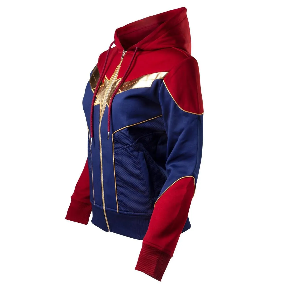 Captain Marvel Womens Costume Hoodie