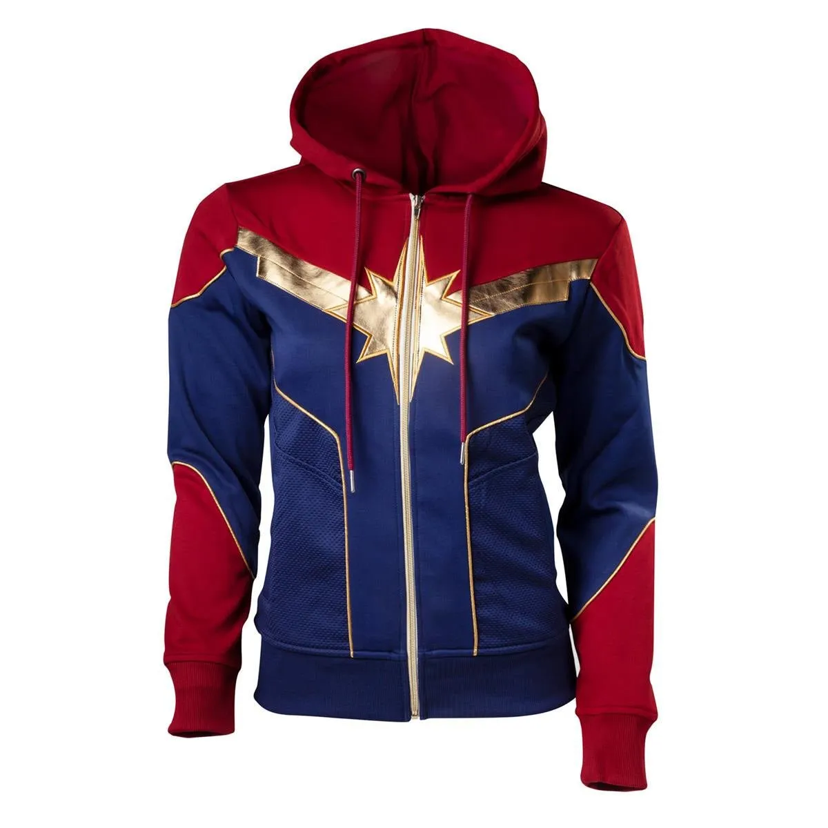 Captain Marvel Womens Costume Hoodie