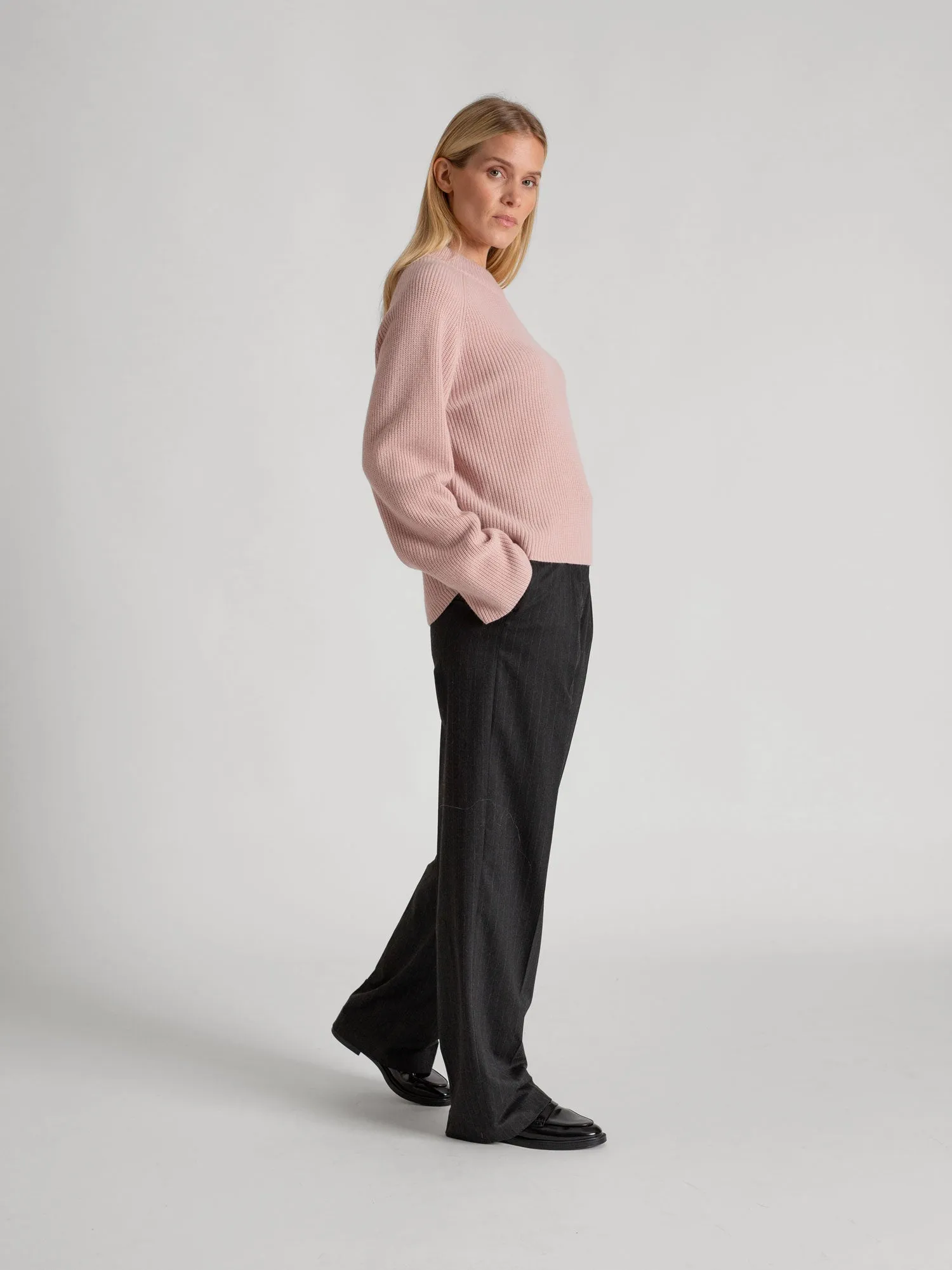 Cashmere sweater "Idun" - rose glow