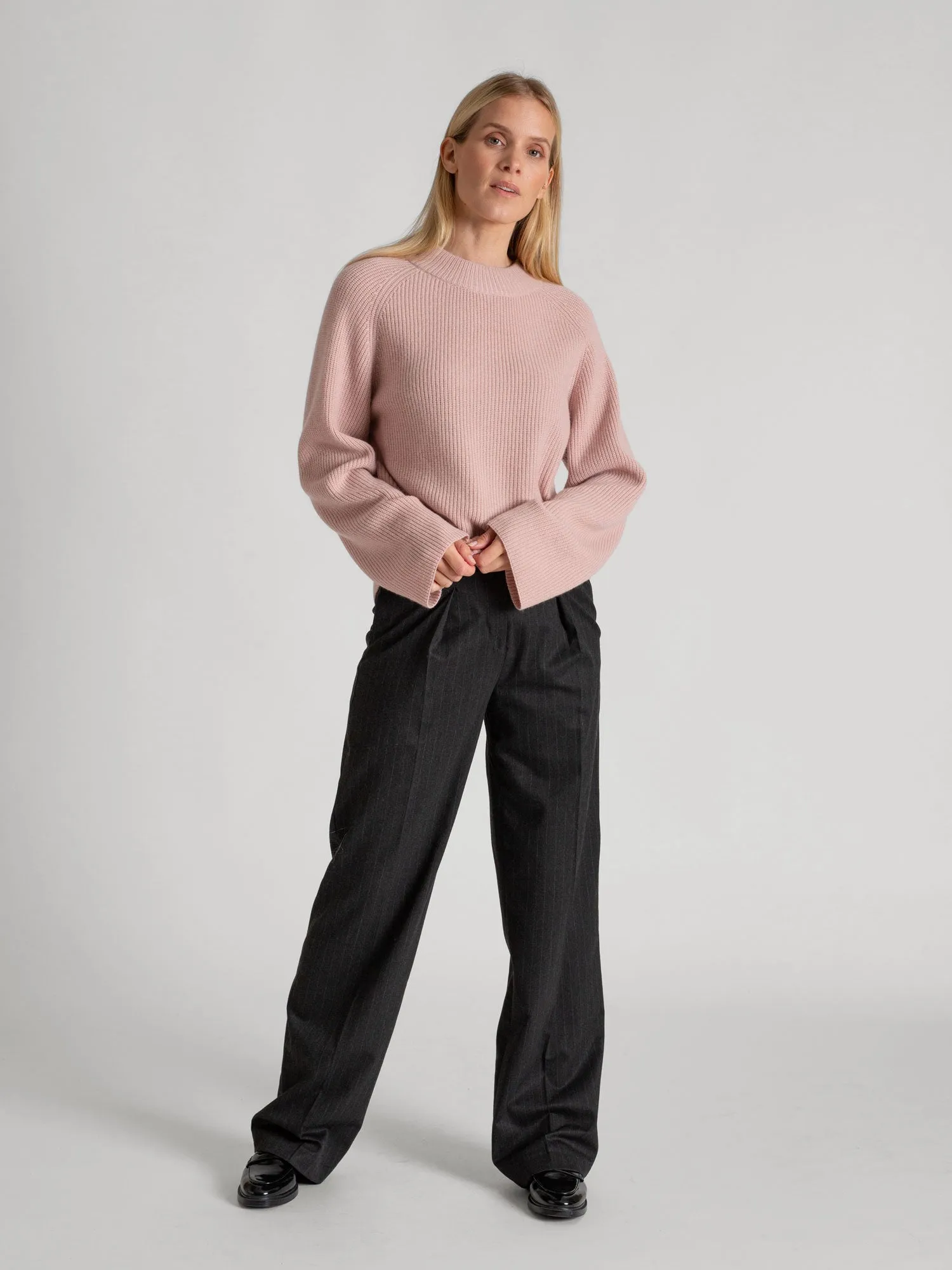 Cashmere sweater "Idun" - rose glow