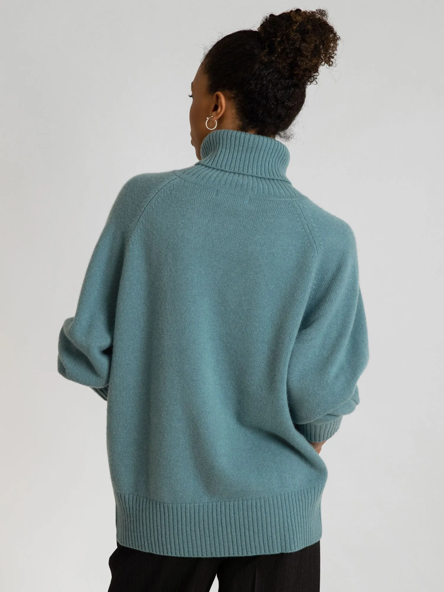 Cashmere sweater "Milano" - arctic