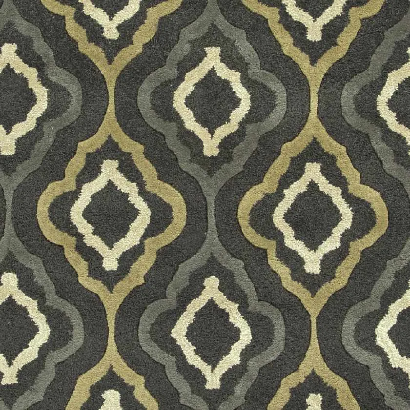 Chardland Transitional Midnight Green Area Rug