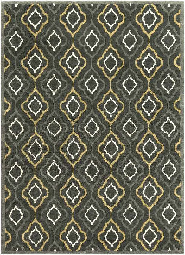 Chardland Transitional Midnight Green Area Rug