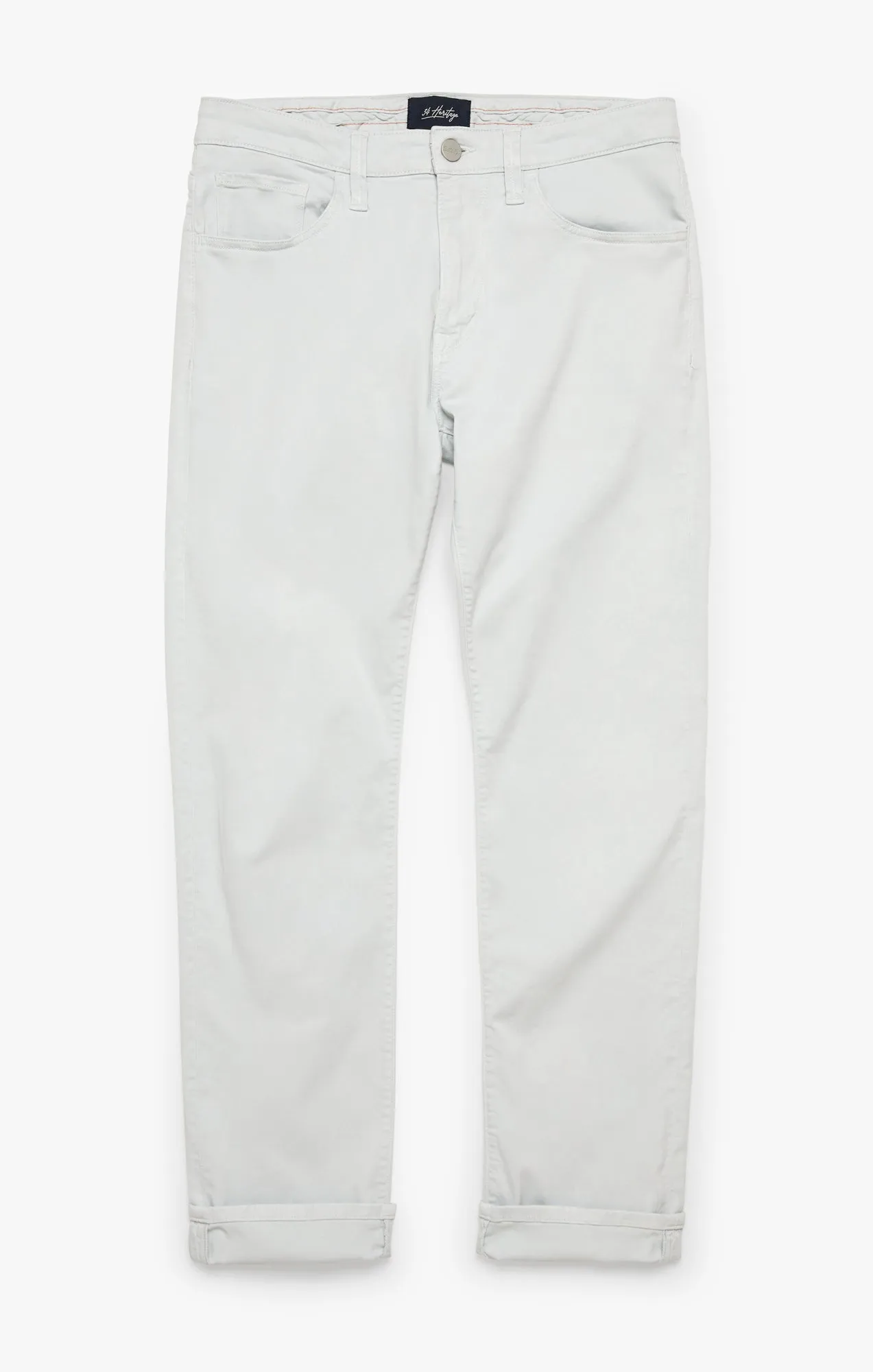 Charisma Relaxed Straight Leg Pants In Pearl Twill