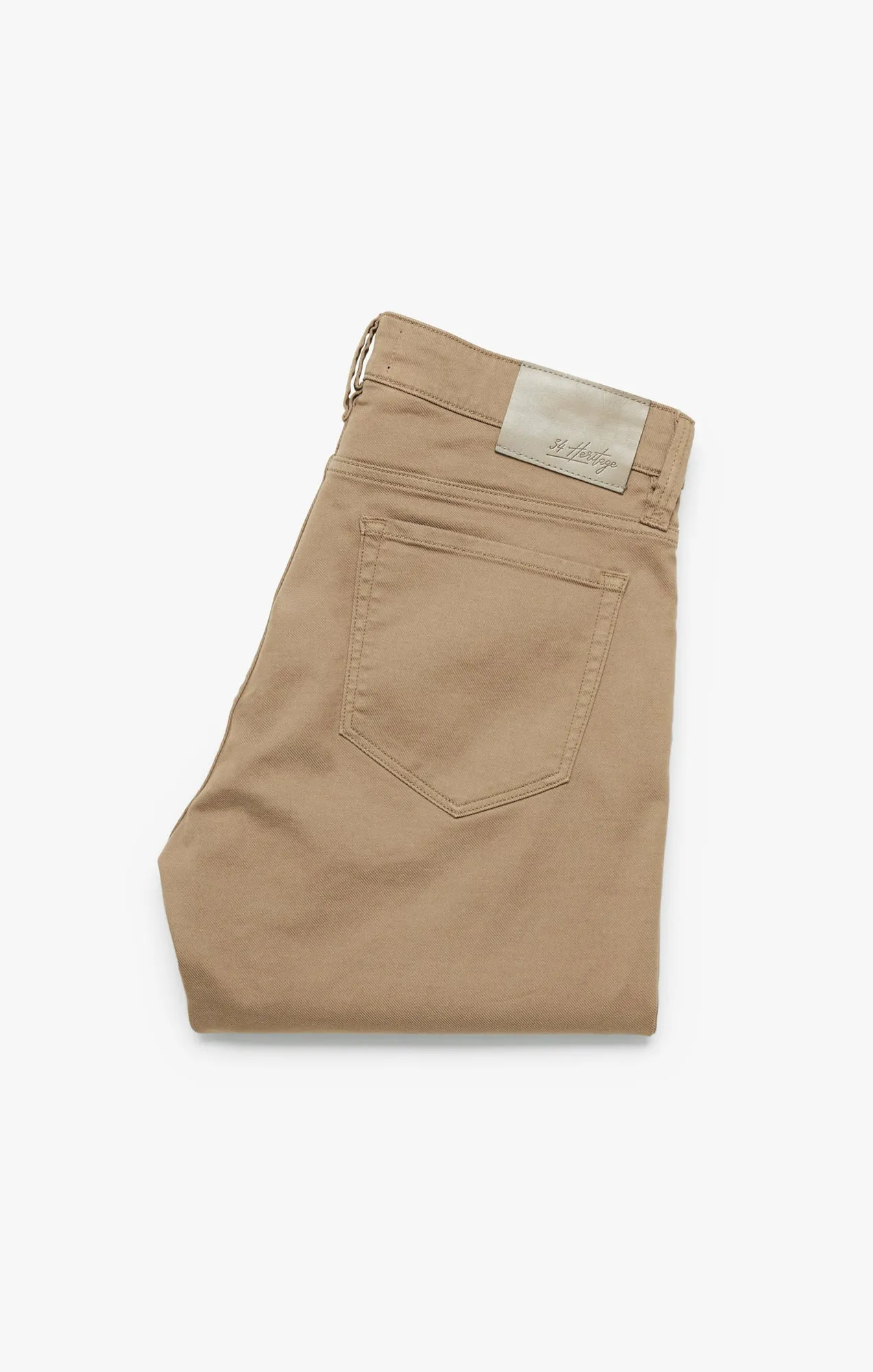 Charisma Relaxed Straight Pants In Khaki Summer Coolmax