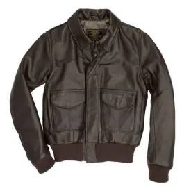 Cockpit USA Womens WASP A-2 Leather Jacket