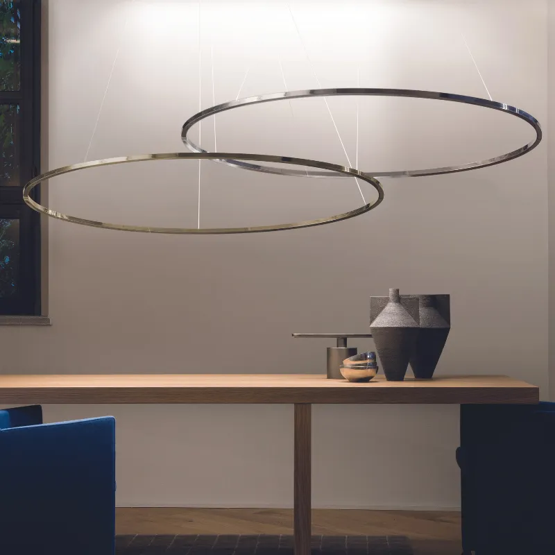 Contemporary Oval Up or Down LED Pendant Light | Ellisse