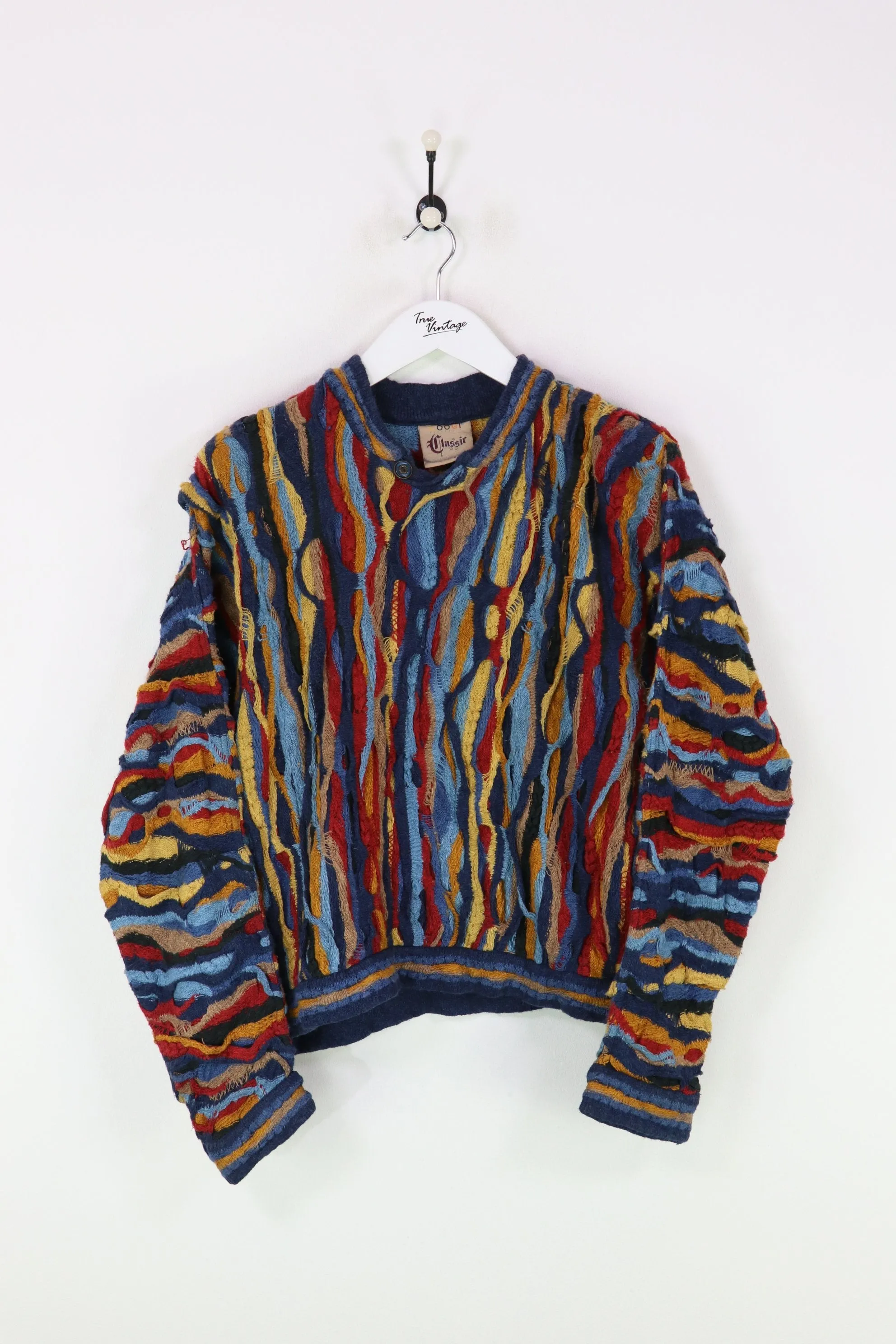 Coogi Sweatshirt Blue/Red/Yellow Small