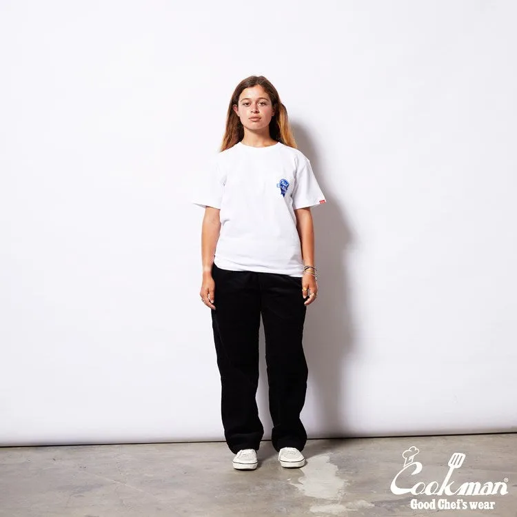 Cookman Chef Pants Semiwide- Corduroy : Black