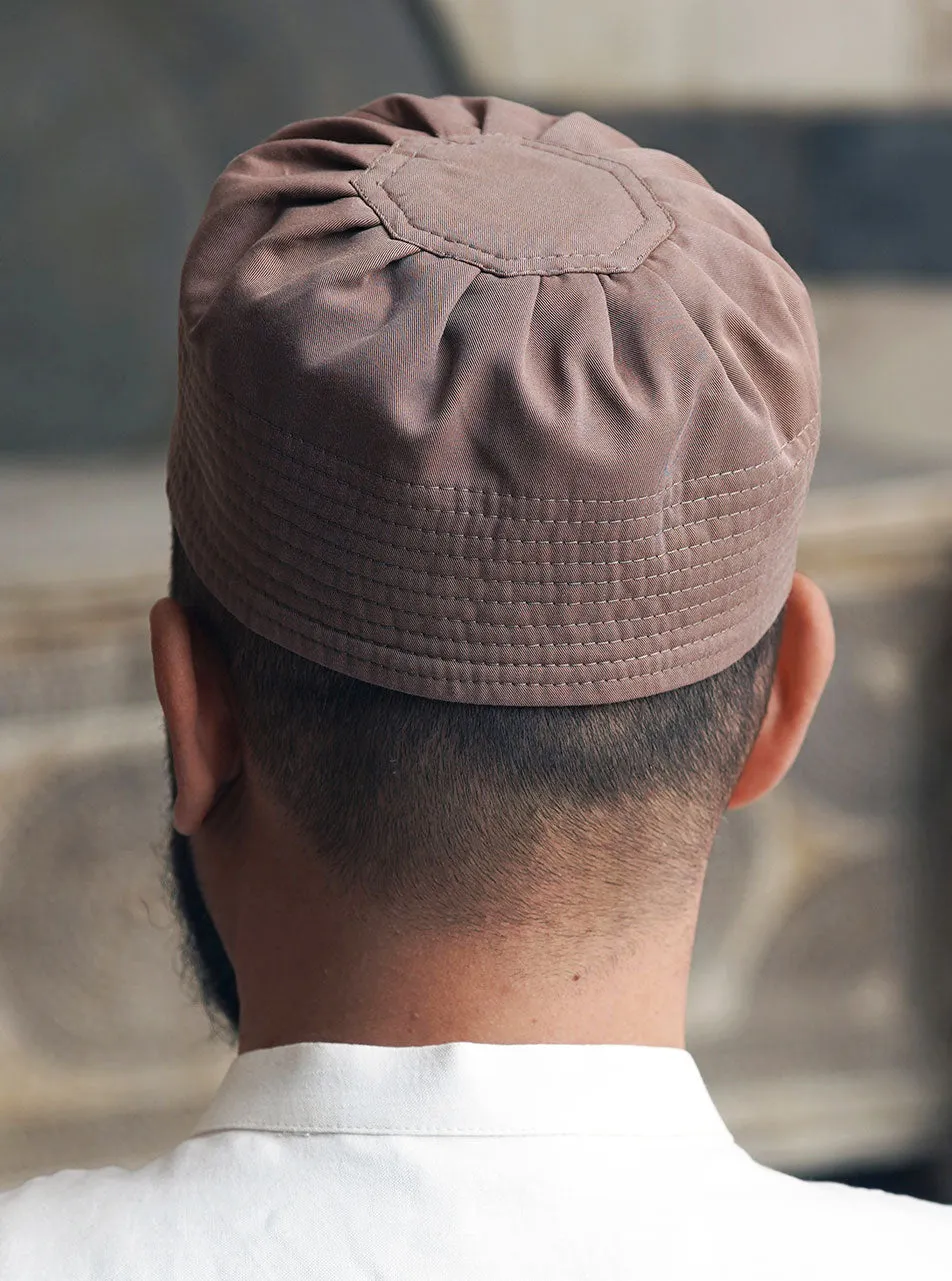 Cotton and Lyocell Pleated Hat