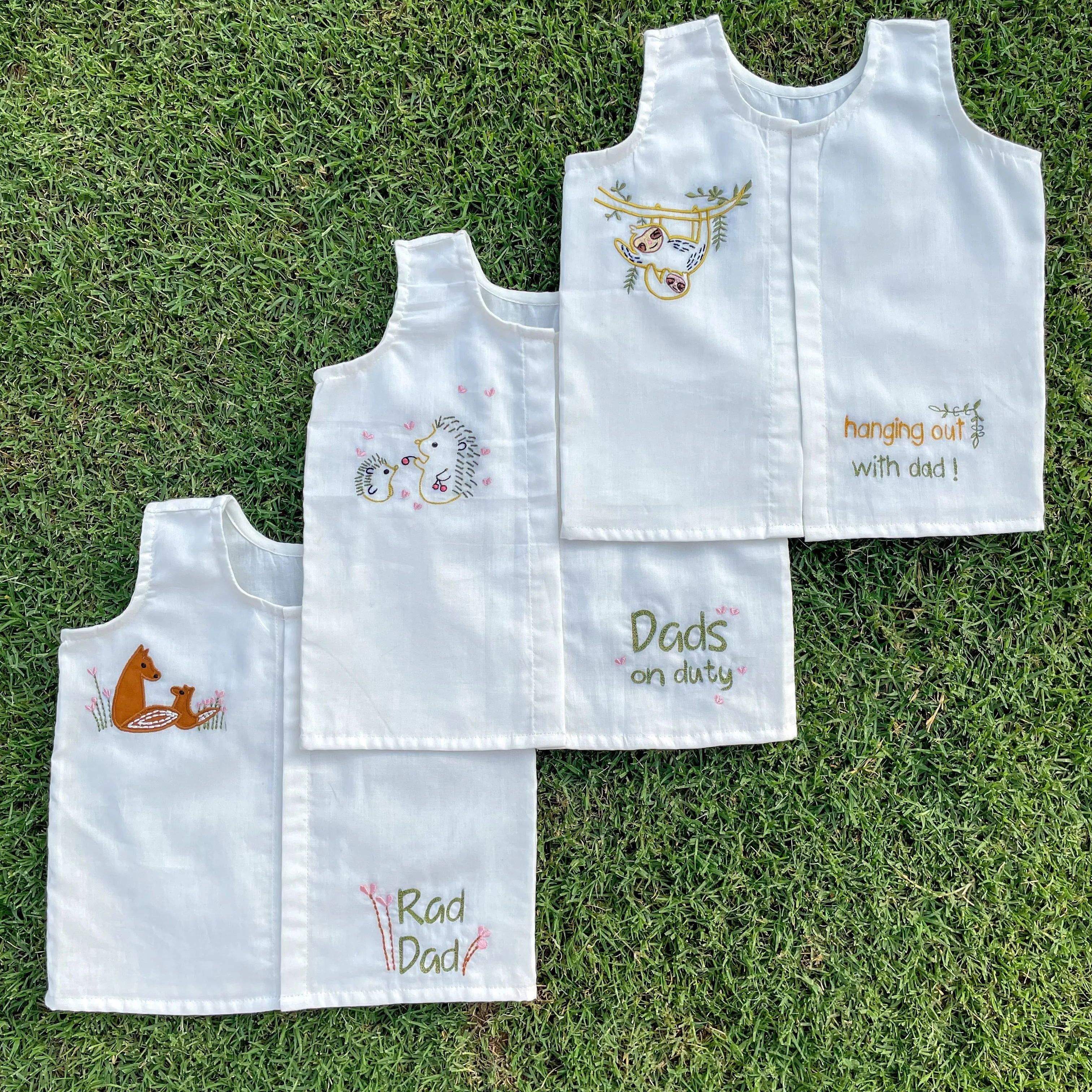 Cotton Jhablas/Vests -Set of 3