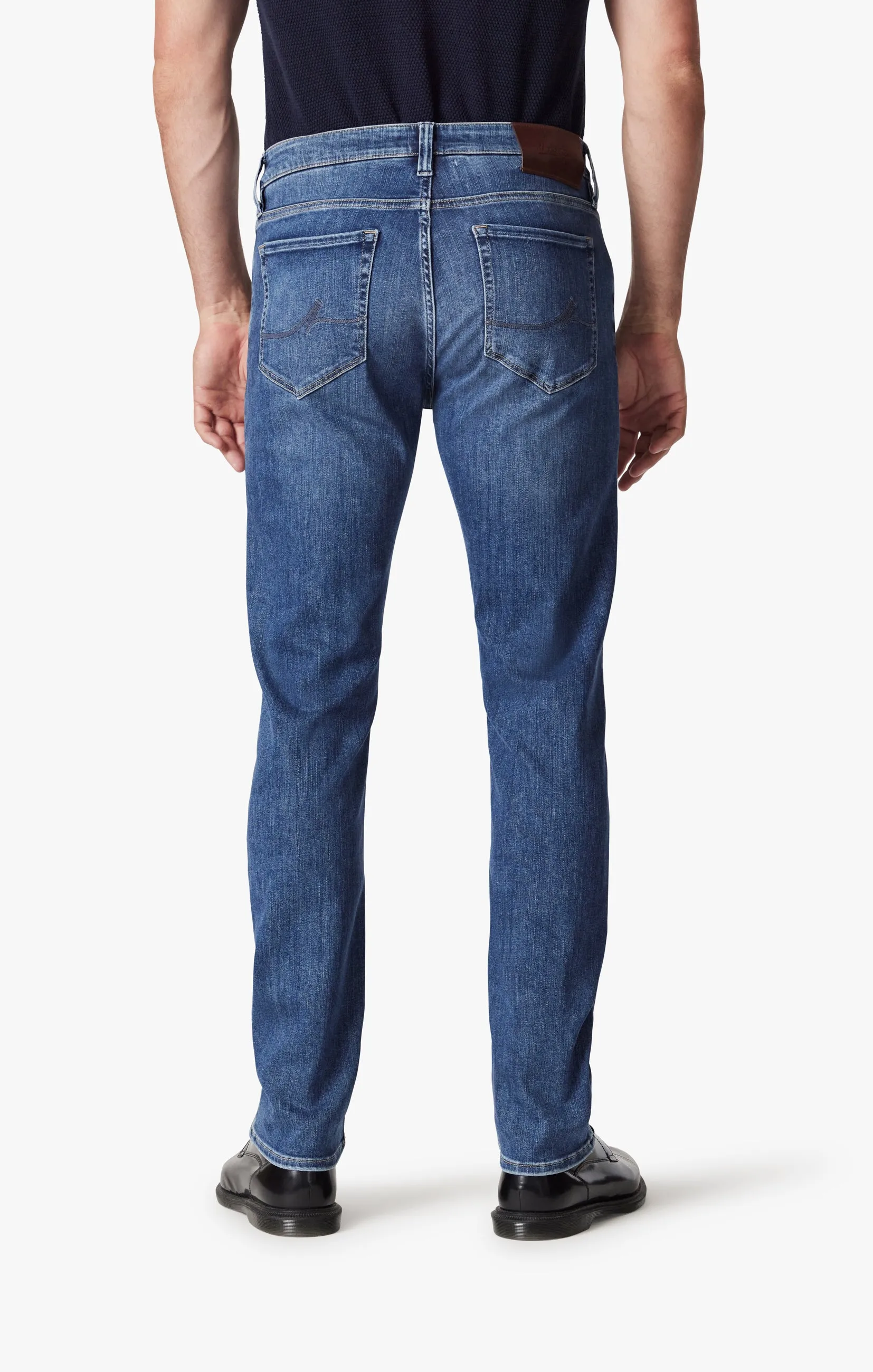 Courage Straight Leg Jeans In Mid Brushed Refined