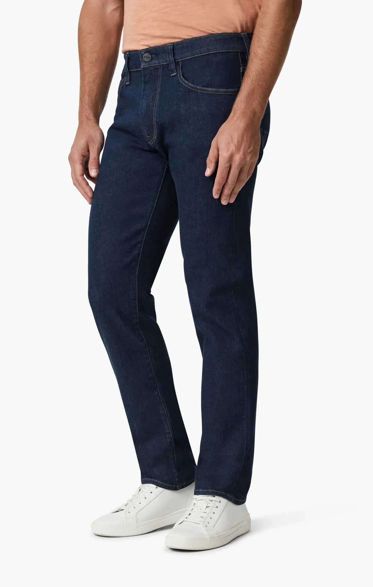 Courage Straight Leg Jeans In Rinse Selvedge