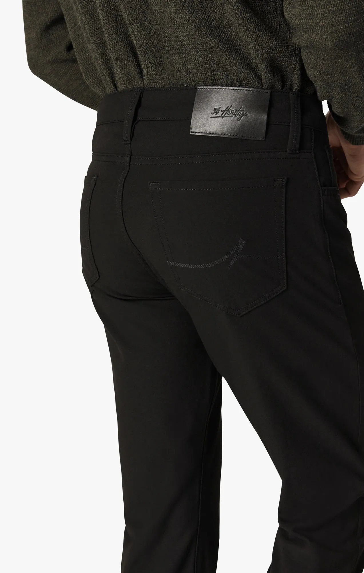 Courage Straight Leg Pants In Black Elite